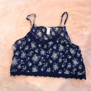 Forever 21 Floral Crop Top